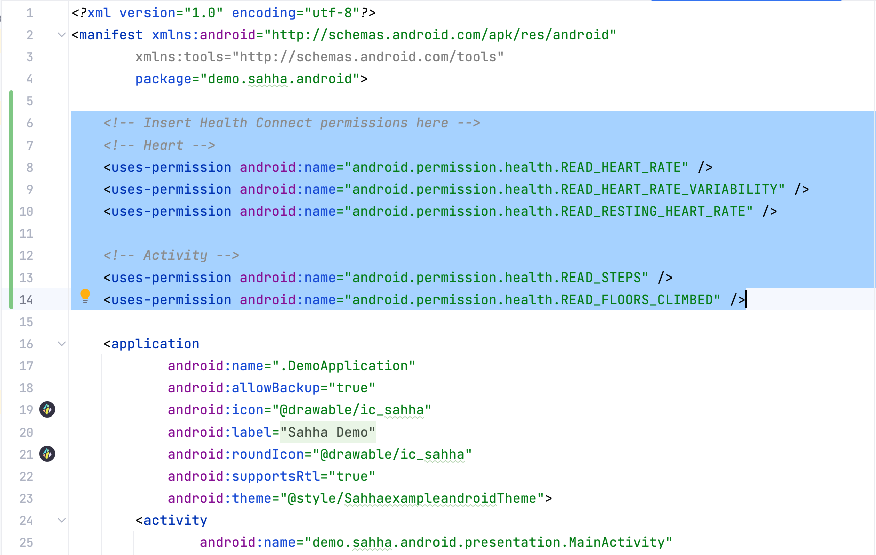 Android Manifest
